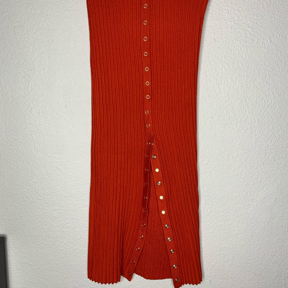 Skirt red orange
